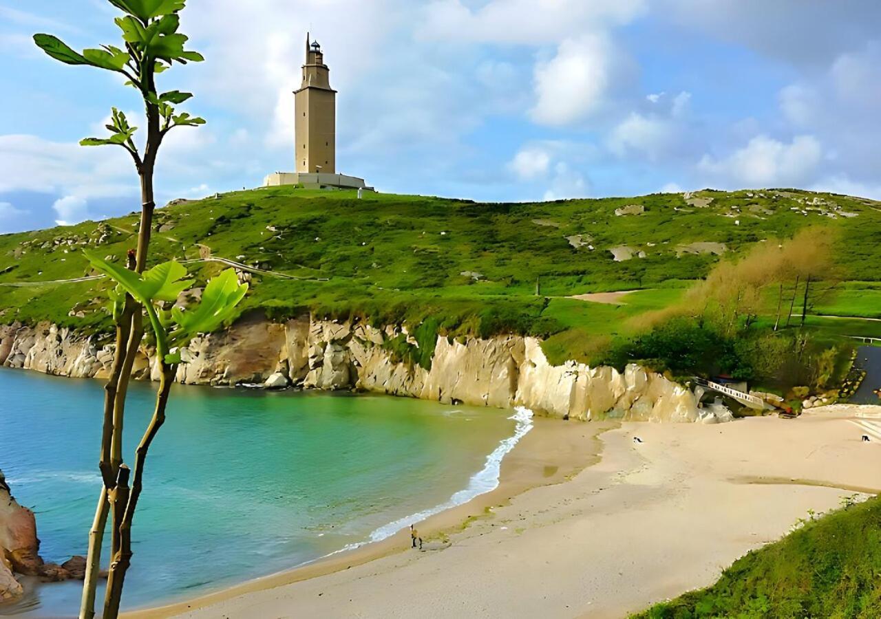 Apartamento Torre De Hercules A Coruna Con Garaje Exterior photo